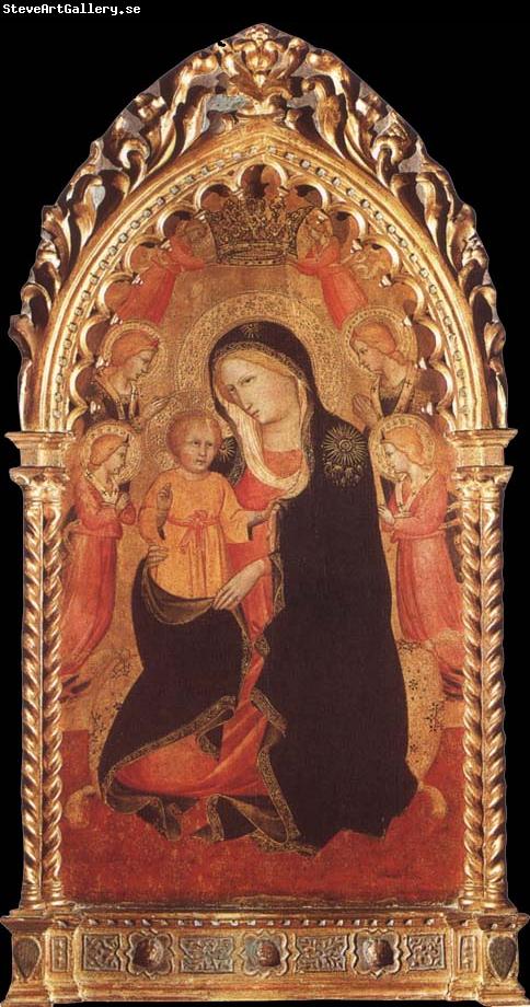 Agnolo Gaddi Madonna of Humility with Six Angels